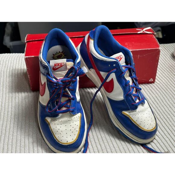 Nike Dunk Low Next Nature PS 'Superhero' Kids Size 3Y Blue FD0673-400 - Picture 1 of 9
